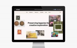 beautiful website design featured on a large monitor